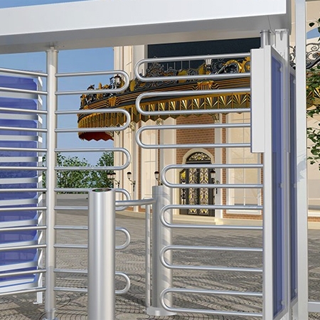 Pedestrian/Cyclist Shared Full Height Turnstile CPW-251AB02